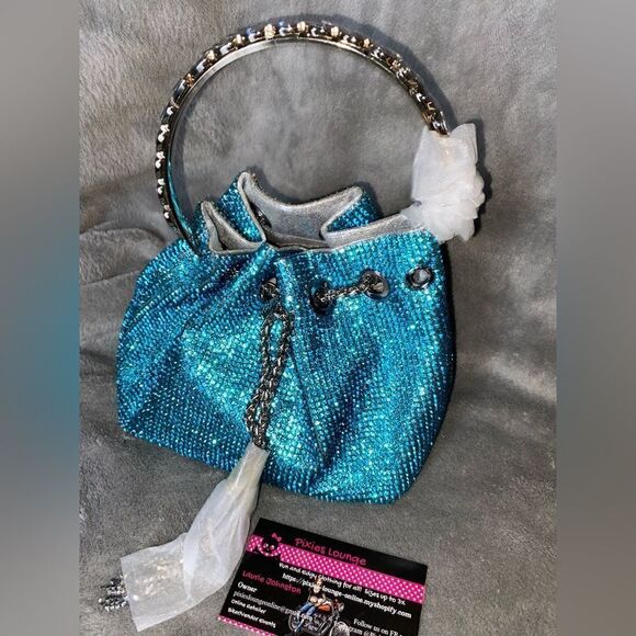 Rhinestone Bucket Bag   - Picture 1 of 4